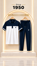 Look sharp. Feel confident. 💫 Turn every ordinary day into a stylish statement with our Premium Polo Tracksuit Set!
