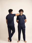 Obsidian - Deep, dynamic, and undeniably premium. | Unisex 2-Pcs Dry Fit Polo Shirt with Trouser |