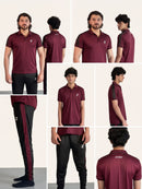 Vector – Sleek, precise, and forward-moving | Unisex 2-Pcs Dry Fit Polo Shirt with Trouser |